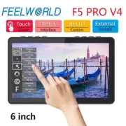 FEELWORLD F5 PRO V4 6" 3D LUT 4K HDMI Field Monitor Touch Screen For DSLR Camera