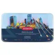 Derwent Procolour Professional Colour Pencils Tin Case 36 Assorted 2302507