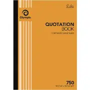 Olympic No.750 Carbonless Duplicate Quotation Book