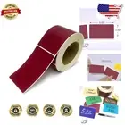 Burgundy 3x5 Inch Color Coding Labels - 500 Roll for Inventory Management