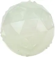 Glow Ball Dog Toy, White - Glow-in-The-Dark, Dog Teething Toy, Chew Toys, Aids