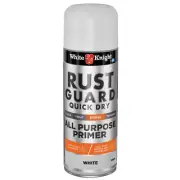 White Knight RUST GUARD ALL PURPOSE PRIMER 300g Quick Drying WHITE *Aust Brand