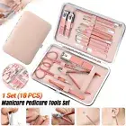18PCS Manicure Pedicure Kit Set Stainless Steel Nail Grooming Clippers Tools