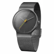 Braun BN0211TIMHG klassische Design Herren Armbanduhr, grau, Neu+OVP, 66610