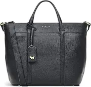 [RADLEY] London Rivington Ziptop Grab Handbag fo Women, Made from Grained Leather, Grab Bag with Two Handles, Features Adjustable Cross Body Strap, Interior Zip & Slip Pockets
