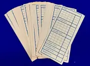 100 Pack ~ Archery Score Cards for Bow & Arrow Target/Hunting Shooting