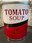 NEW! HomeGoods Viral TikTok Tomato Soup Can Stool/Side Table Home Decor