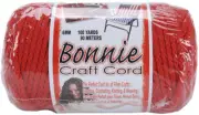 Pepperell Bonnie Macrame Craft Cord 6mmX100yd - Red