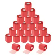 24 Rolls 30 Yards Foam Pre Wrap Athletic Tape Sports Prewrap, Red
