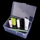 Practical Storage Box Cosmetics Puff Case Earrings Make-up Accessories