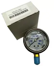 PIC PRO-201L-254U Pressure Gauge 2.5", 0-10000PSI/kPa/bar, 1/4"LM