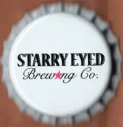 USA Plastic Lined Beer Crown Bottle Cap: Starry Eyed Brewing