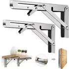 Space Saving Folding Shelf Bracket Furniture Accessories Wall Mount Shelf