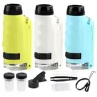 Mini Microscope For Kids Portable Microscope LED Lighting Small Handheld