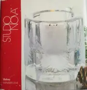 New! Studio Nova Winter's Eve Christmas Tree Crystal Votive Candleholder