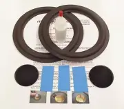 ESS PS8 PS8A PS9 PS9A 8" Woofer Foam Kit - Speaker Repair w/ Dust Caps!