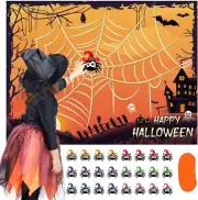 Pin the Spider on the Web - Halloween Party Games for Kids Halloween Game Boys H