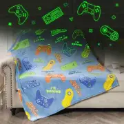 Glow in The Dark Blanket Video Gaming Controller