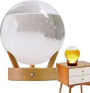 Weather Forecast Crystal, Desktop Weather Forecast, Cloud Predictor Globe Decor, Versatile Weather Forecaster, Predicting Storm Glass, Desktop Predictor for Living Rooms Balconies Bedrooms Hotels