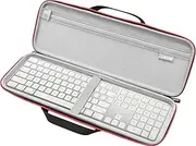 RLSOCO Hard Case for Apple Magic Keyboard (Numeric Keypad) & Magic Mouse, Black
