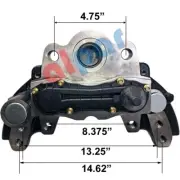 Left Hand Air Disk Brake Caliper w /Carrier for ADB22X Brakes Ref K149715