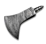 Custom Hand Forged Damascus Steel Tomahawk - Hatche Viking Axe Head (AX250-A)