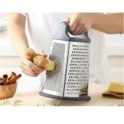 Stainless Steel Cheese Grater 9in 4 Sides, Perfect Grater For Parmesan Cheese.