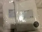 West Elm Sheer Belgian Flax Linen Curtains 48x84 Ivory NIP! Two (2)