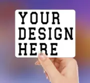 Custom Vinyl Sticker Decal | Upload Your Own Design | High-Quality Personalized