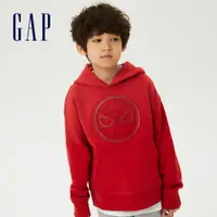 在飛比找蝦皮商城優惠-Gap 男童裝 Gap x Marvel漫威聯名 帽T-紅色