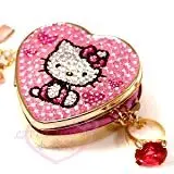 在飛比找Yahoo!奇摩拍賣優惠-♥小花花日本精品♥Hello Kitty 坐姿粉色愛心滿版水