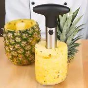 HUJI Stainless Steel Pineapple Corer Remover Peeler Slicer