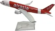 for Air Asia Airplane Model Diecast Metal 1/400 Scale Planes 16cm