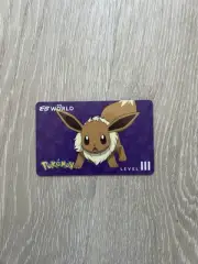 Pokemon Eevee EB Games Membership Level 3 Promo Card - Pokemon Day Edition