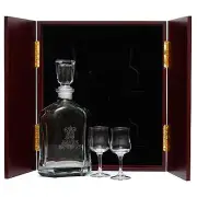 AABC Decanter & Glasses in Display Case