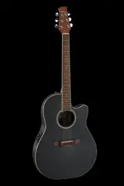 Ovation Applause AB28-5S E-Acoustic Guitar Super Shallow Bowl Cutaway Black