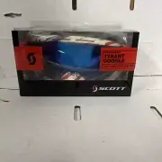Scott Tyrant Goggles MXON Red/Blue Blue Chrome Lens