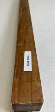 Olivewood Turning Wood Blank Pool Cue Square Carving Block Lathe 2" x 2" x 18"