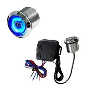 Car Engine Key Blade Push Start Button RFID Engine Lock Ignition Keyless Entry System Go Push Button Engine Start Stop Immobilizer Blue