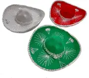 Mariachi Mexican Mini Sombrero 6 inch, for Themed Party or Small Dog...