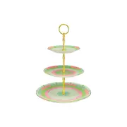 Maxwell & Williams Wicked Goes Good With Green 3 Tiered Cake Stand - Pink