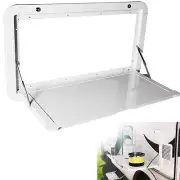 HWHongRV Foldable Rv Tables 31.5 x 17.7 inchs Campervan Outside Picnic Wall M...