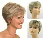 WOMENS LADY SHORT STRAIGHT HAIR PIXIE STYLE LAYERED WIG W/ WISPY BANGS WENDY