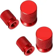 Compatible With Mini Cooper S R56 R50 R53 F56 F55 R60 Car Wheel Tire Valve Caps Tyre Stem Covers Airdust Waterproof(Red)