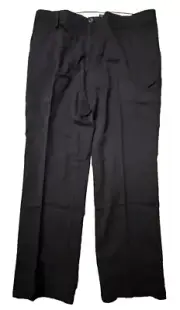 Dockers Mens Easy Khaki Pants New 36 X 29 Black Straight Fit Flat Front