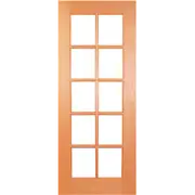 Woodcraft 2040 x 820 x 35mm Internal Door Flash One Clear Safety Glass