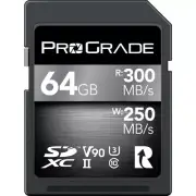 ProGrade Digital 64GB UHS-II SDXC SD Memory Card Canon Sony Nikon BRAND NEW v90