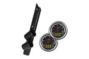 Pillar Pod w/ 2in1 Gauge for Toyota Landcruiser 75 Ser Boost Ext Temp Dual Volt