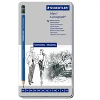 在飛比找PChome24h購物優惠-STAEDTLER 施德樓 100頂級藍桿繪圖鉛筆 12支鐵