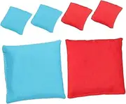 Generic 6pcs Small Bean Bags Toss Game Outdoor Party for Bright Bean Bags for Tossing Fun Activity for Family Gatherings and Team Building